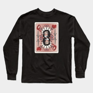 Queen Of Hearts Long Sleeve T-Shirt